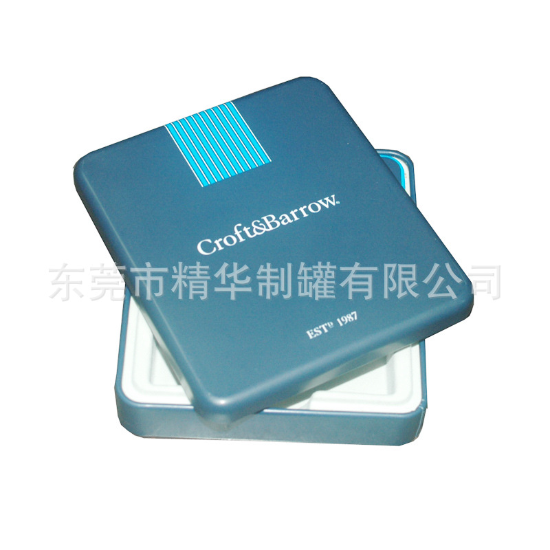 高档钱包方形包装铁盒  高档礼品包装铁盒   长方形马口铁铁盒