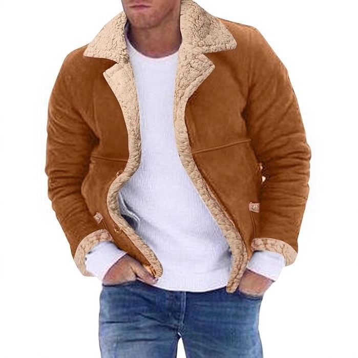 Winter fashionable warm men's jacket