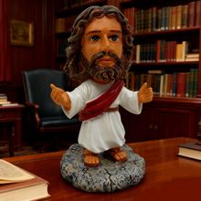 跨境新品欧美人物摇头公仔树脂摆件家居办公室装饰品复活节小礼品