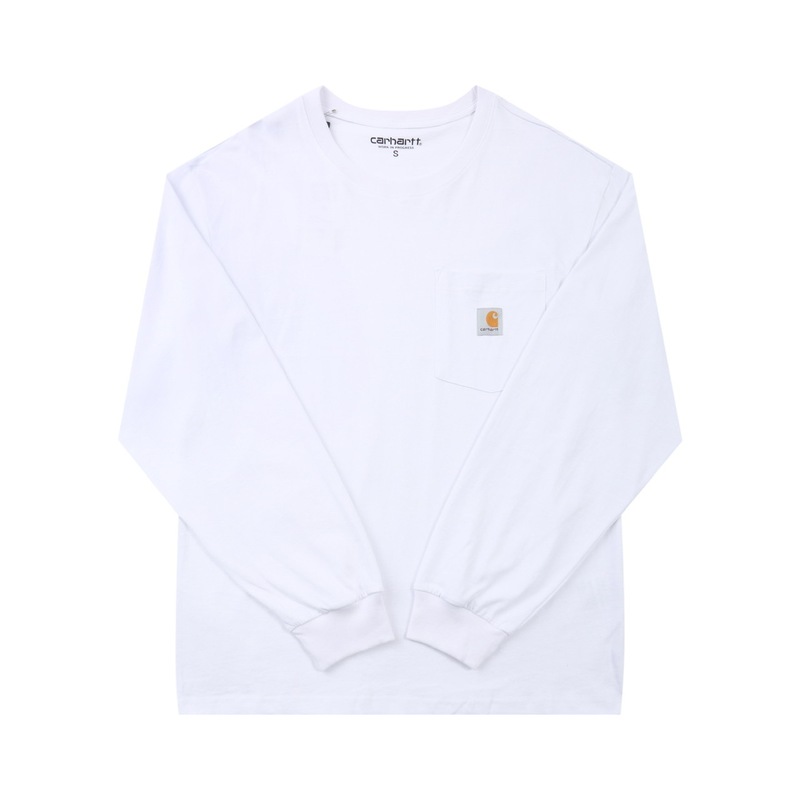 Carharttカハートk87小標純色工装ポケット半袖男女潮牌ゆるい丸首カップルtシャツ|undefined