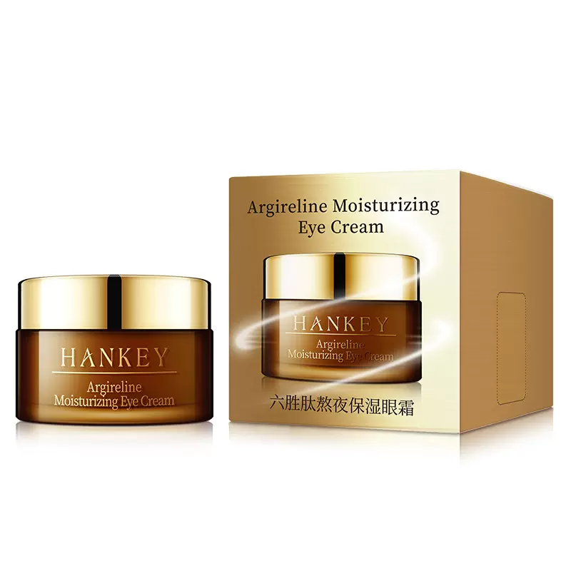 韩纪六胜肽肽熬夜修护眼霜 补水保湿紧致眼部护理护肤品厂家批发