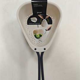 厨房水槽三角沥水篮手持把手式洗菜盆过滤水置物架洗水果沥水篮