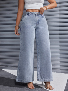 Q 14437 Sweet High Waist Jeans �����L����ţ��ѝ