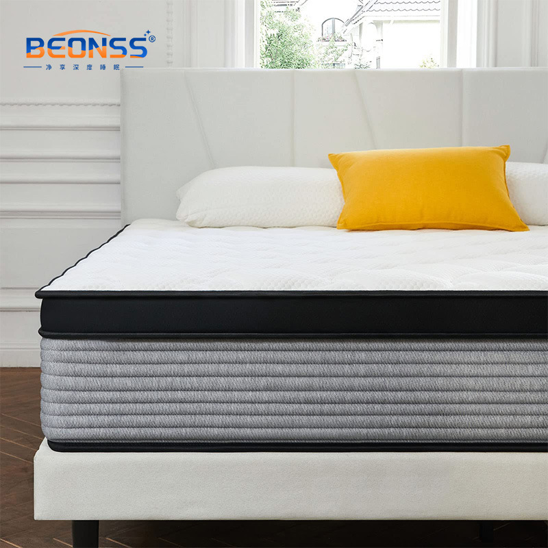 boxed mattress hybrid mattress, zero pressure foam inner spring mattress for ease