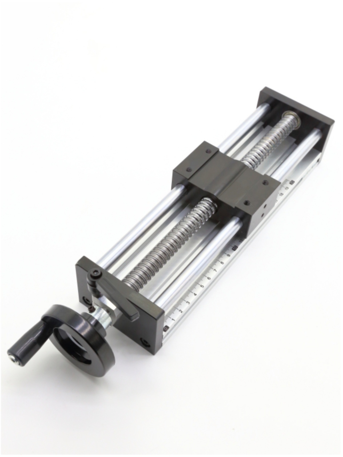 滑台模组手摇手动款EBNH滚珠丝杆十字直线导轨升降台带刻度尺