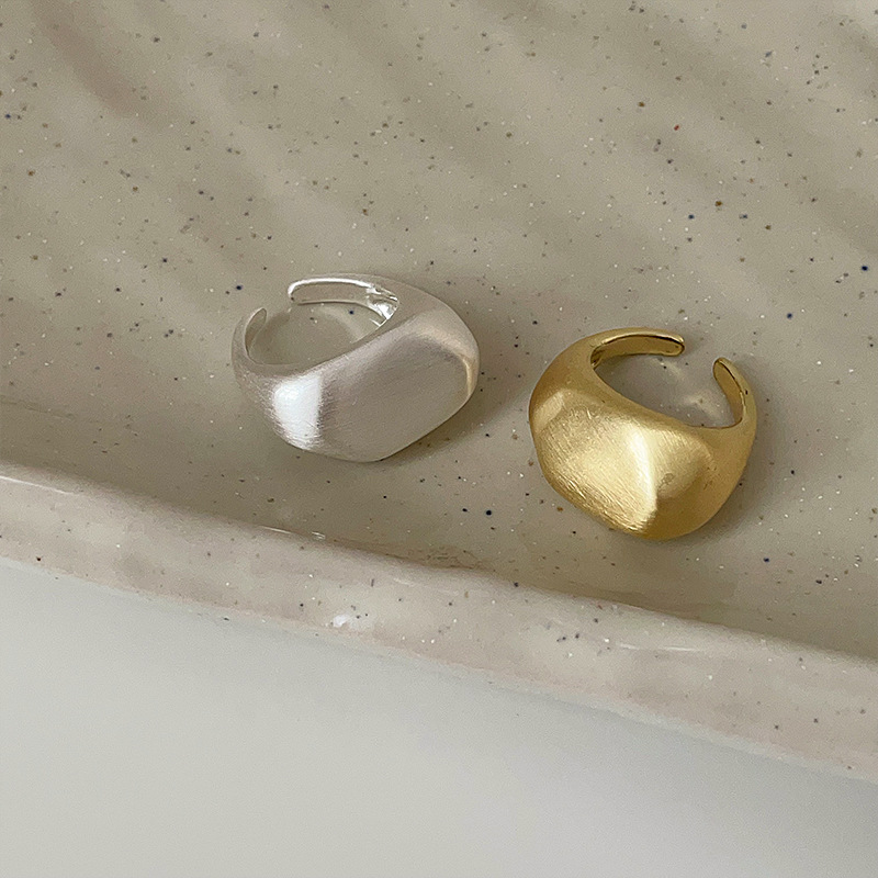 Designer Stacking Rings Gold And Silver Layered Band Set_voghion.com