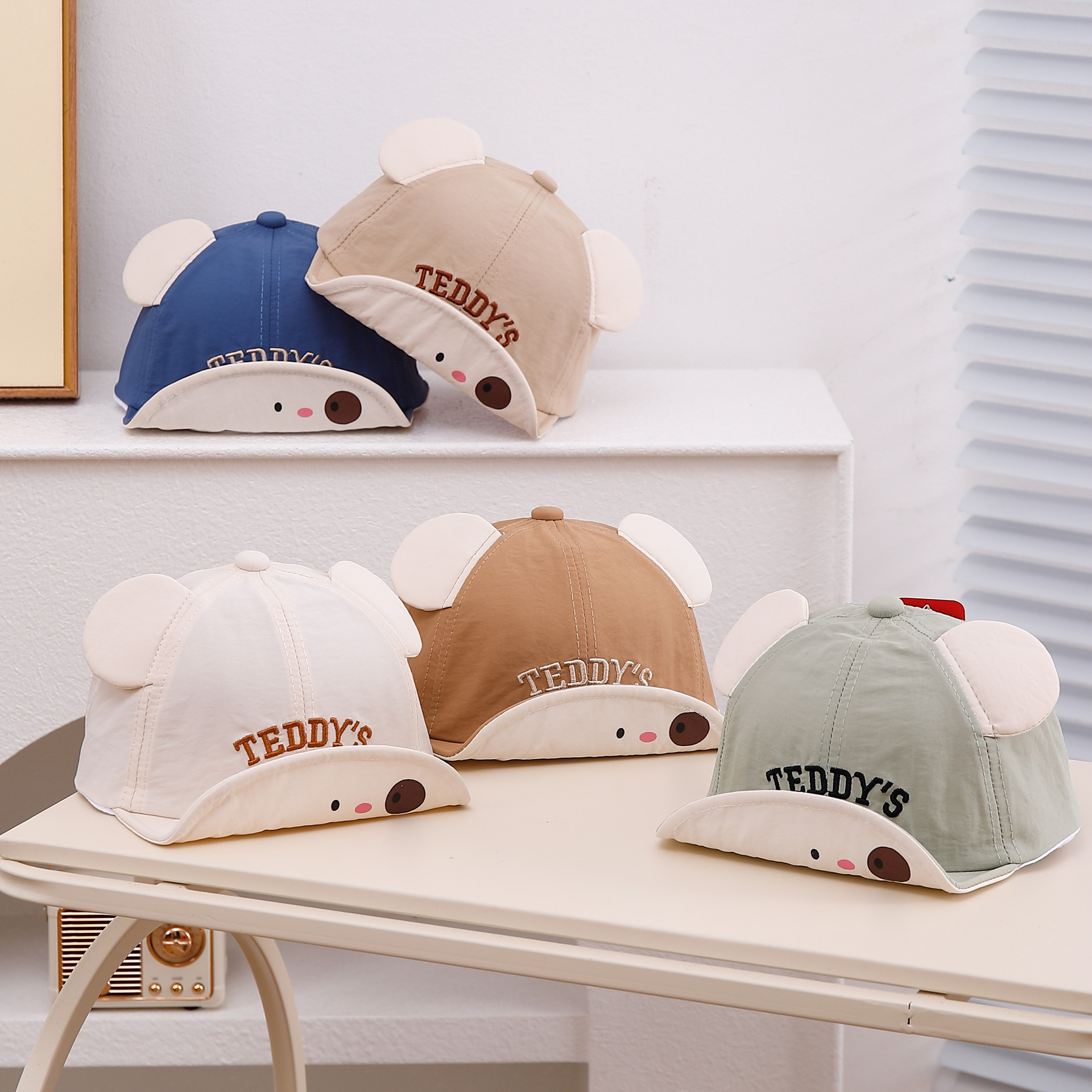 Sombreros para bebés delgados sombreros de verano sombreros de pato para bebés sombreros de sol para hombres y mujeres sombreros de béisbol para niños secos rápidos sombreros de primavera y otoño bordes suaves