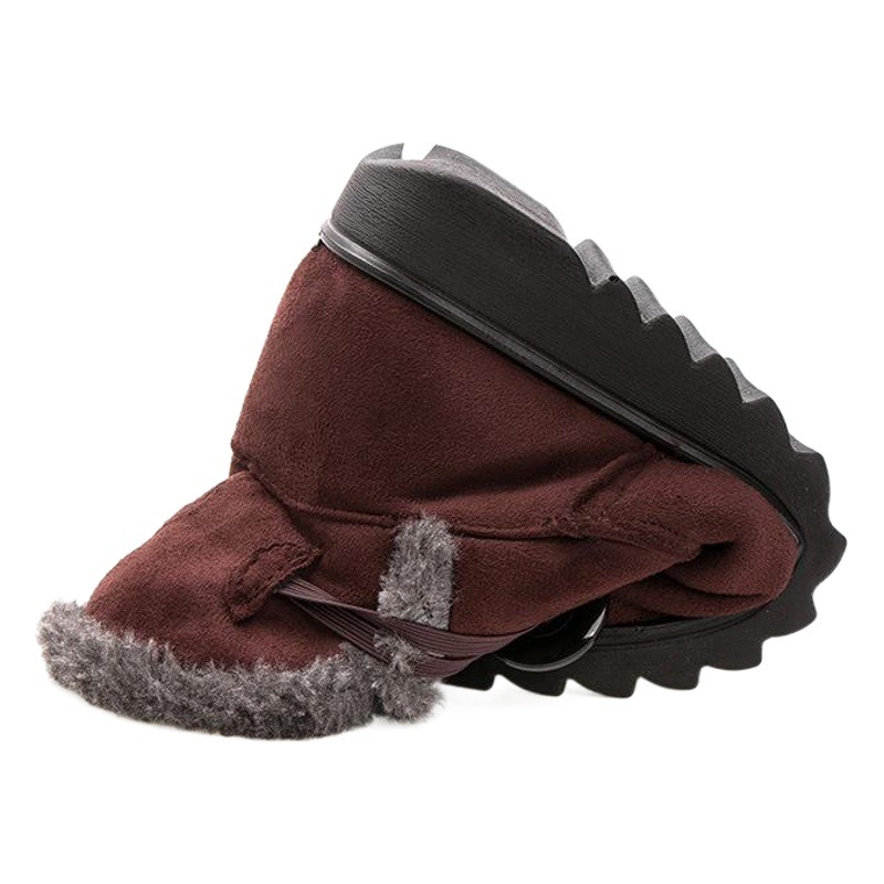 New old Beijing cloth shoes women's large size mother shoes cotton shoes warm middle-aged snow boots cotton boots a generation of hair
