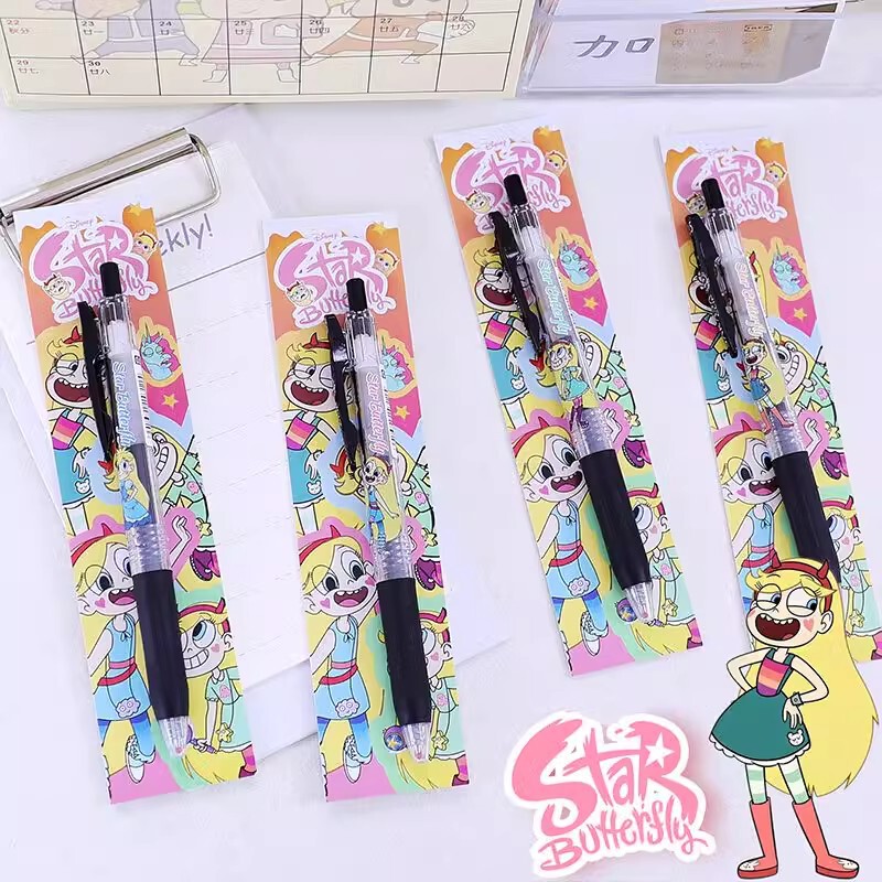 新商品ゼブラ日本シマウマ限定星蝶姫DIYモデルかわいい高颜値押し中性ペン黒05|undefined