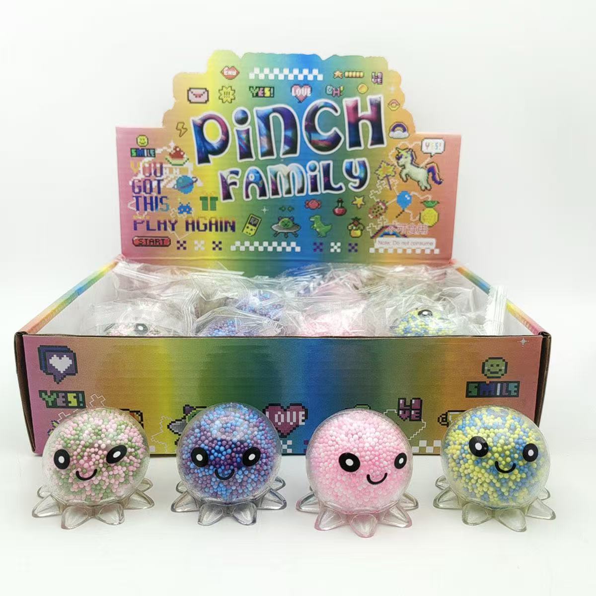 Juegos de descompresión espuma granular lámpara luminosa pulpo pellizco pellizco lindo juguete de regalo divertido juguetes de descompresión juguetes de ventilación