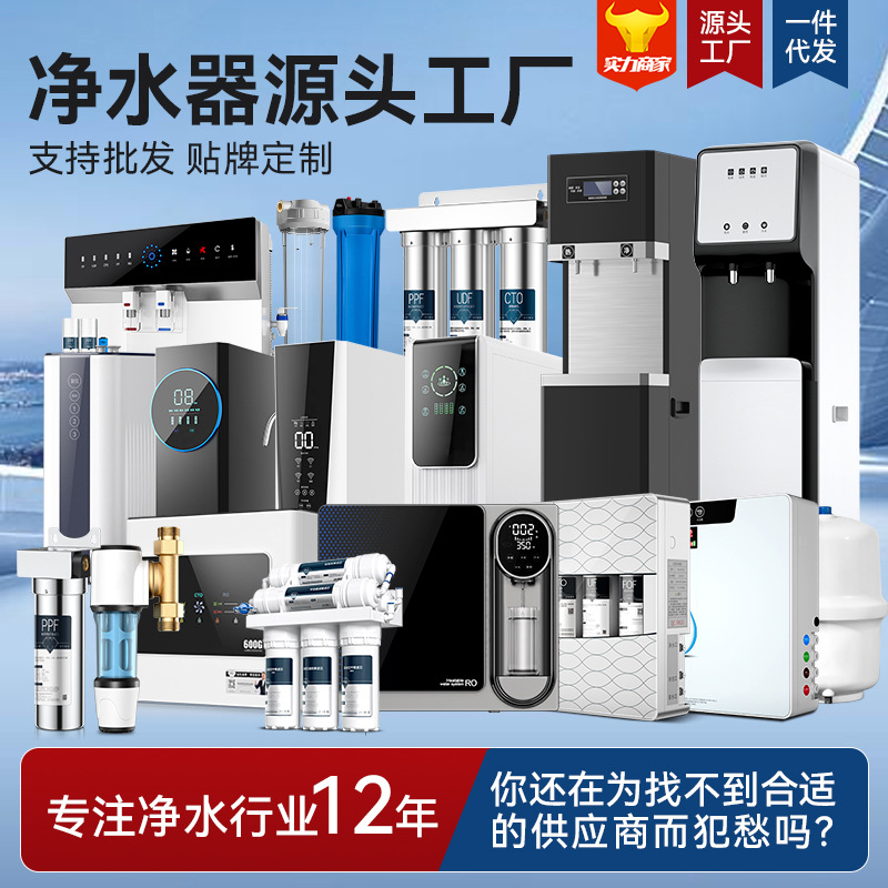 Purificador de agua doméstico de bebidas directas máquina de purificación de agua de ósmosis inversa filtración de agua del grifo de gran caudal desincrustación purificador de agua inteligente personalizado