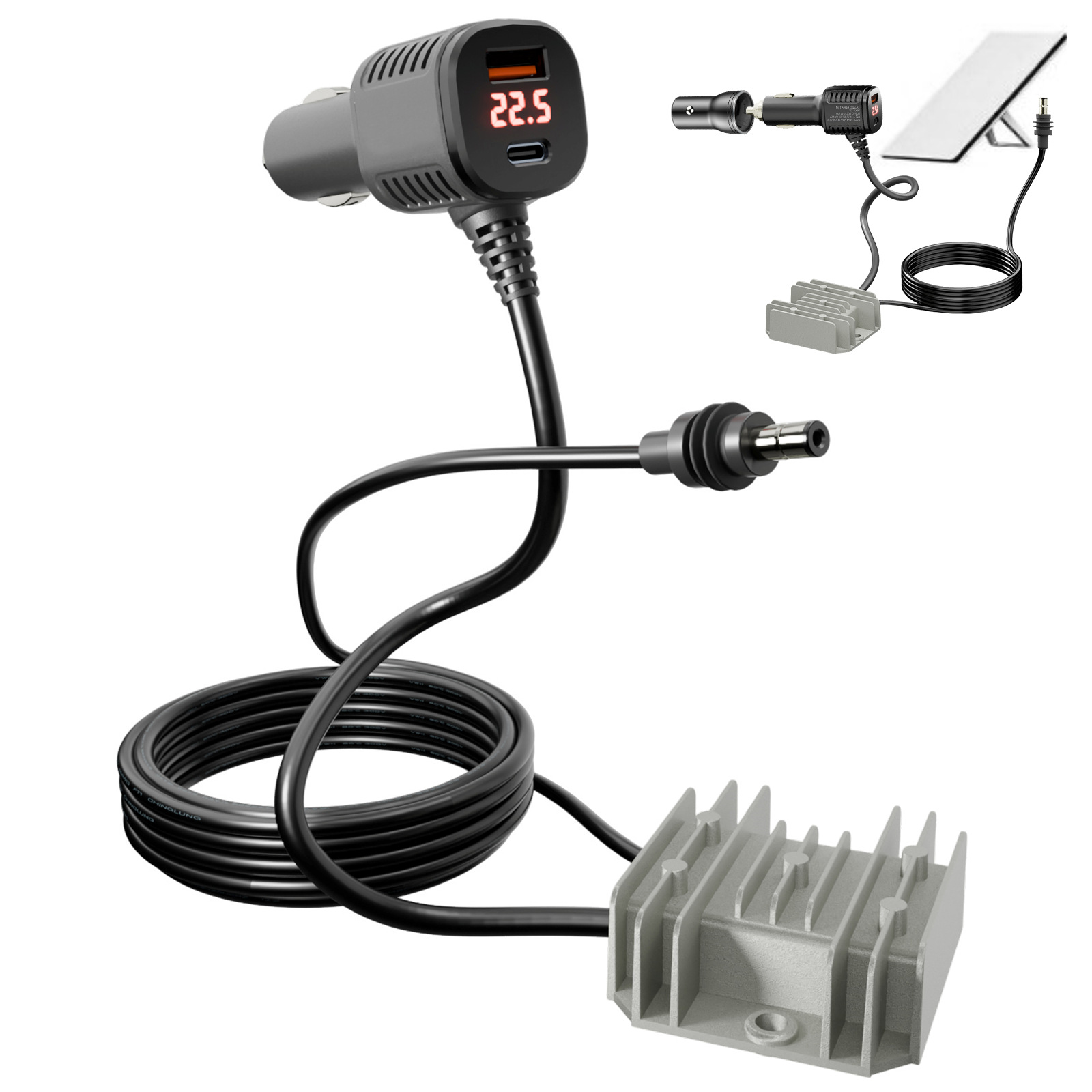 Cross-Border Hot-Selling 12V24V to 30V3.5A Power Converter Mini Cable 12V to 30V3.5A Boost Power Supply