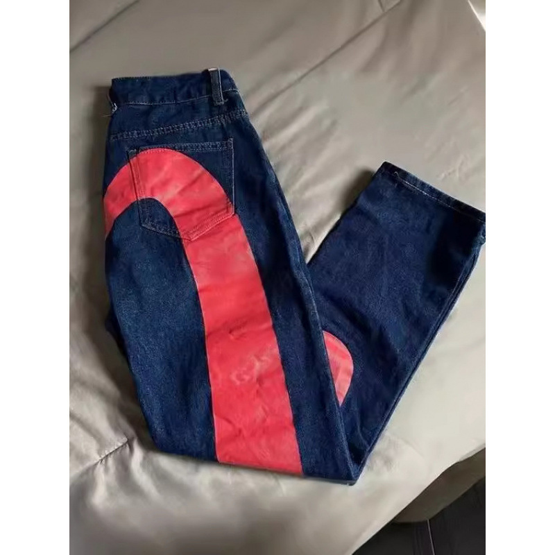2024 Spring New Y2K Retro Hip-Hop Trend Straight-Leg Jeans Couple Style Casual Easiest for Match Jeans 2024 Spring New Y2K Retro Hip-Hop Trend Straight-Leg Jeans Couple Style Casual Easiest for Match Jeans