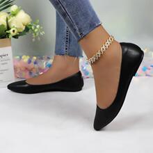M 18838 Spring New Pointed Toe Shoes ������ͷŮЬ �羳����