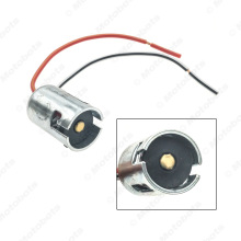 汽车S25灯泡插座转接头1156 1141 BA15s 7506平脚单触点转向灯座