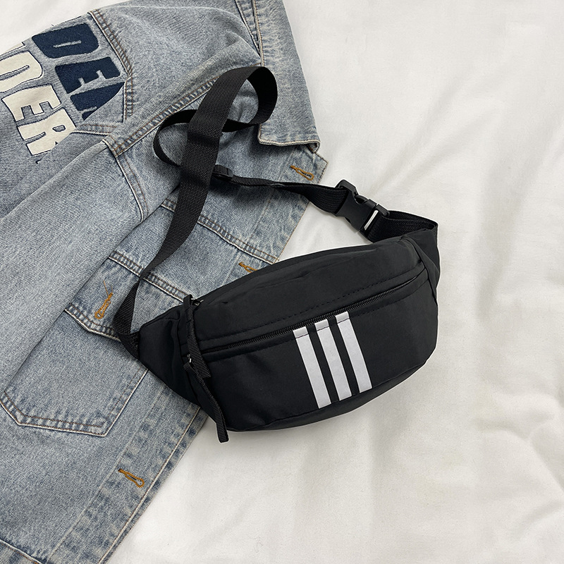 2026 nueva moda moda bolso de cintura deportivo bolso de pecho de tela de nylon casual bolso de hombro de mujer