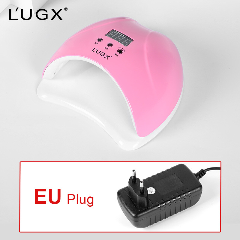LUGX ouliyuan nueva máquina de fototerapia de uñas lámpara LED para hornear 48W de secado rápido inducción esmalte de uñas pegamento secador de lámpara de uñas