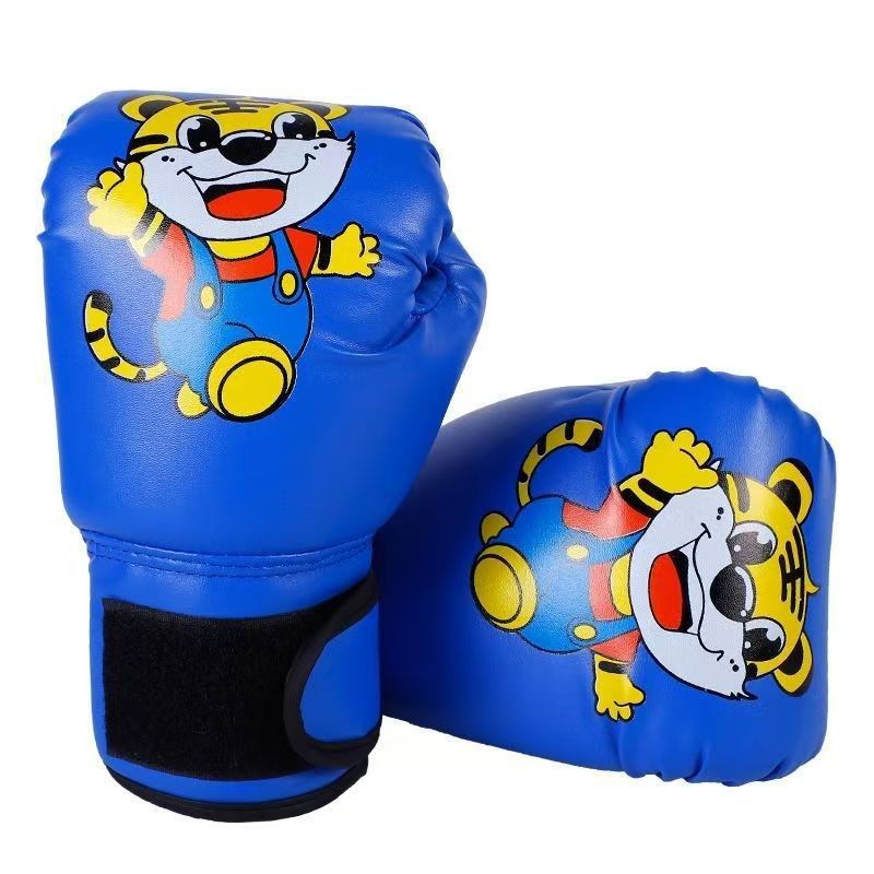 어린이 파란색 작은 귀여운 호랑이