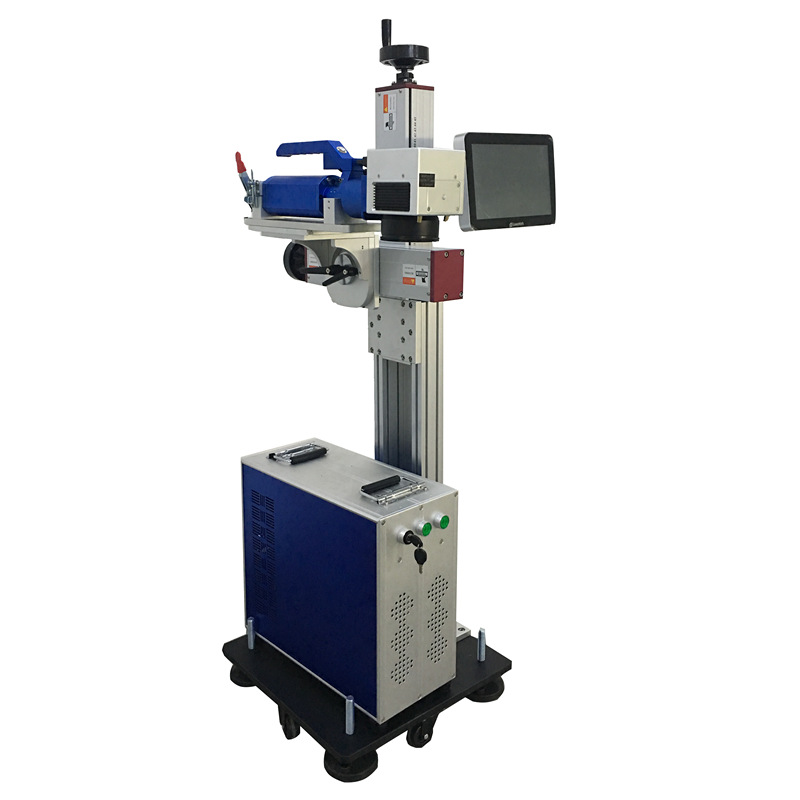 汽车配件光纤激光打码机打标机光纤20W