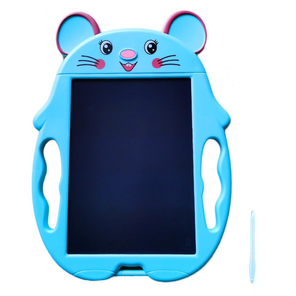 Educación temprana de los niños Qizhi tablero de dibujo de escritura de color animal graffiti electrónico LCD de 9 pulgadas Tableta LCD