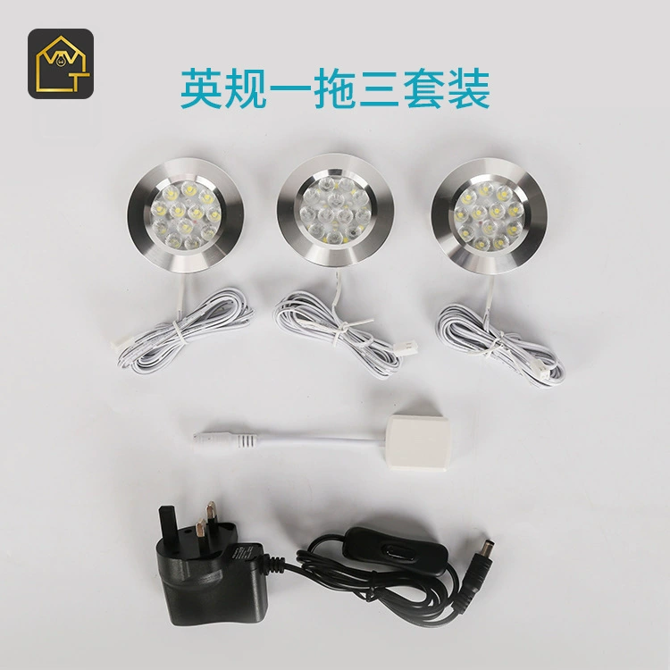 LED внутреннее освещение для шкафа, точечный свет, для дома и автодомов, потолочный светильник 3W