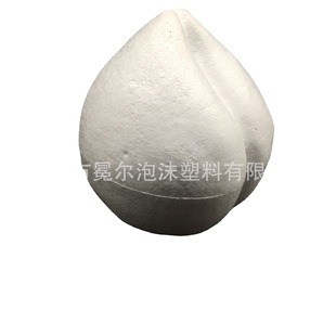 Styrofoam EPS foam peach 20CM simulation fruit white blank photography early education props