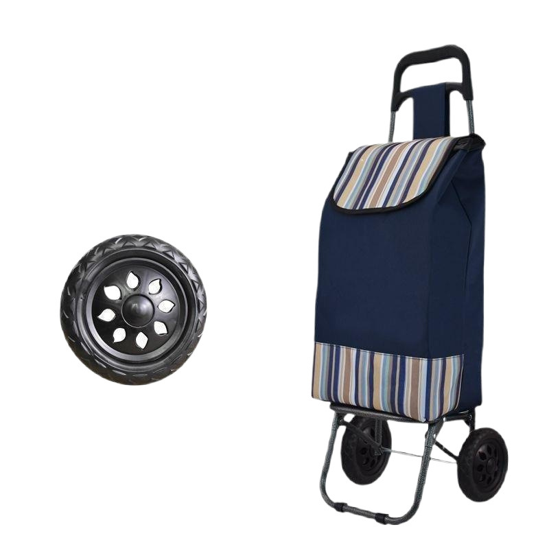 Carrito de compras de escaleras pequeño carro de tracción plegable varilla de tracción pequeño carro de tracción de mano de ancianos pequeño remolque doméstico portátil