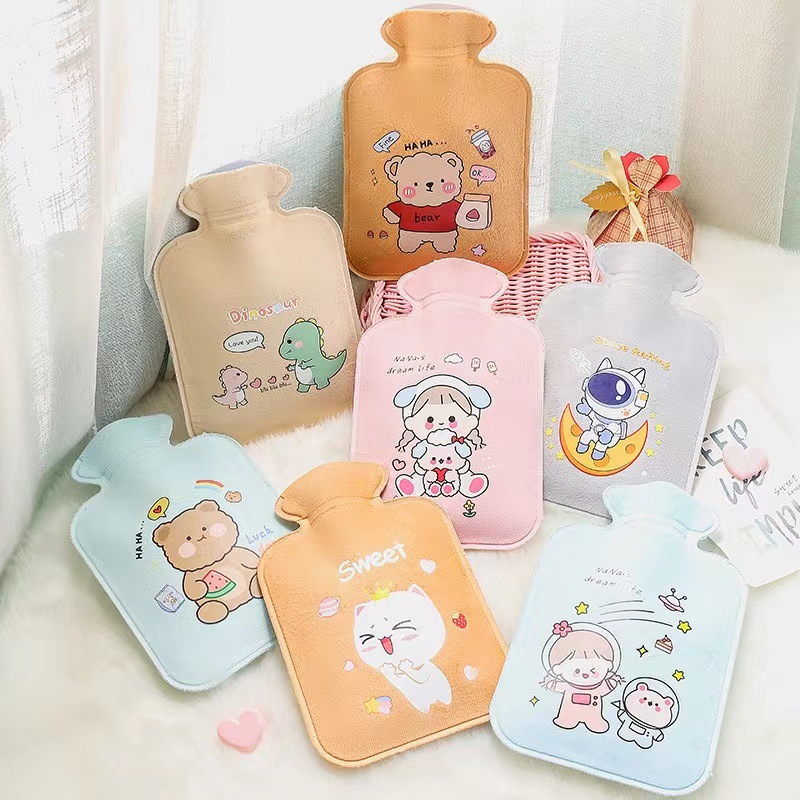 毛绒热水袋注水小随身暖手宝敷肚子宿舍灌水暖手袋暖水袋保温