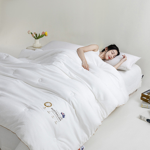 100% Australian imported wool bedding core gift for spring and autumn, thickened warm winter blanket Nantong City bedding