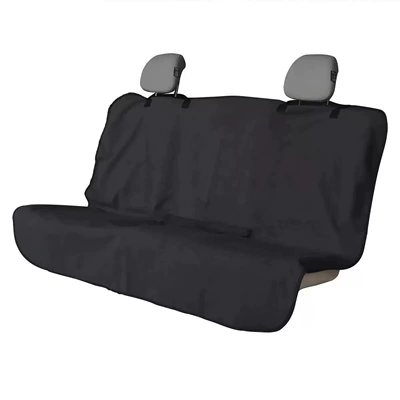 Universal seat cover Anti-Slip Sports Seat Cushion Sweat-Absorbent - black-rear-model-single-pack