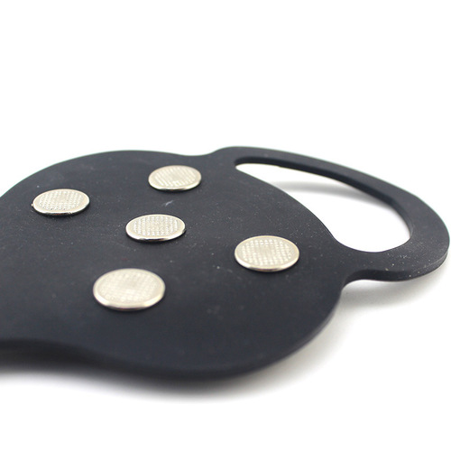 Outdoor 5-tooth climbing ice grips anti-fall slip-resistant shoe covers adult snow country travel snow claw shoe spikes chain five-tooth children's ice grippers