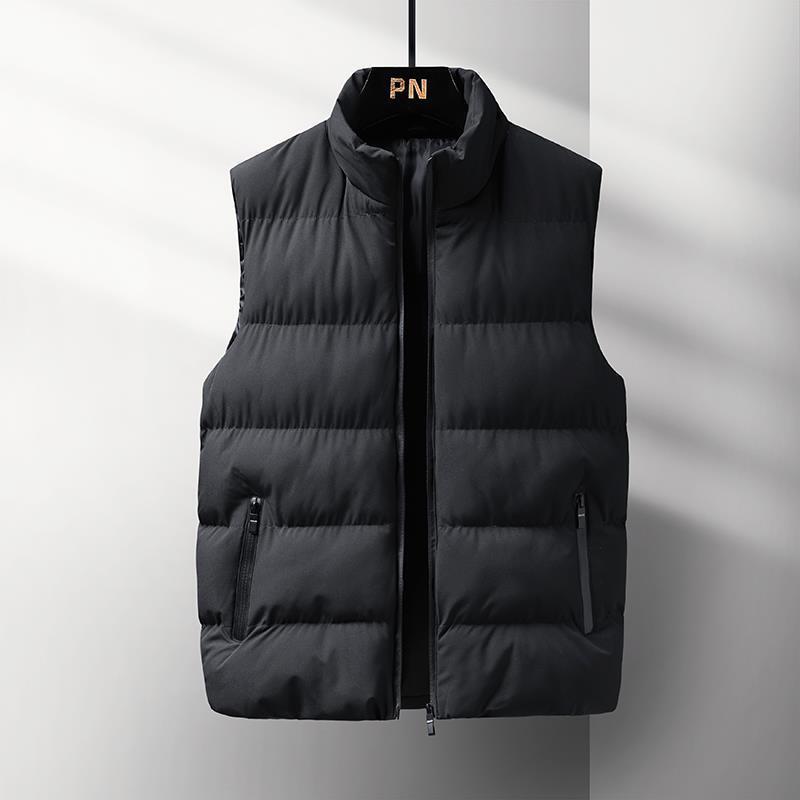 Thickened Casual down Vest Warm Vest Cotton Clearance Autumn and Winter Men's Japanese Style down Vest Thickened Casual down Vest Warm Vest Cotton Clearance Autumn and Winter Men's Japanese Style down Vest