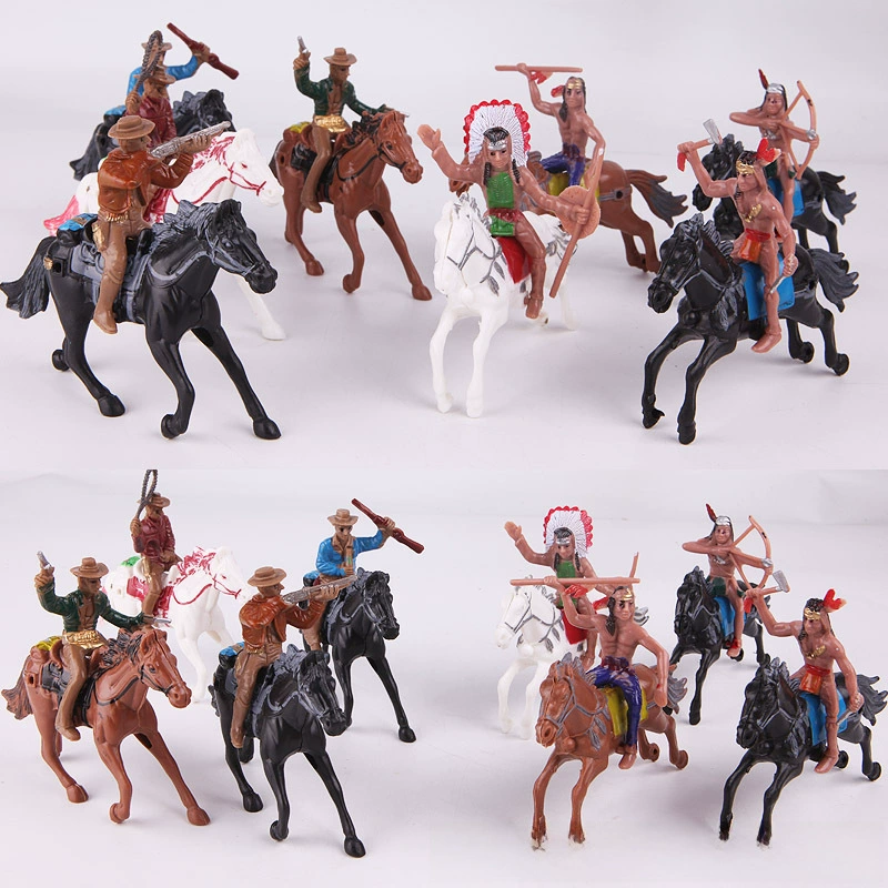 Кросс-бордер Amazon ездовой кукольный модел Eight бутылок, Eight Malaysia Western denim Indian ancient characters