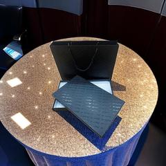 新款黑色天地蓋禮盒輕奢禮物盒生日送人圍巾絲巾包裝盒批發