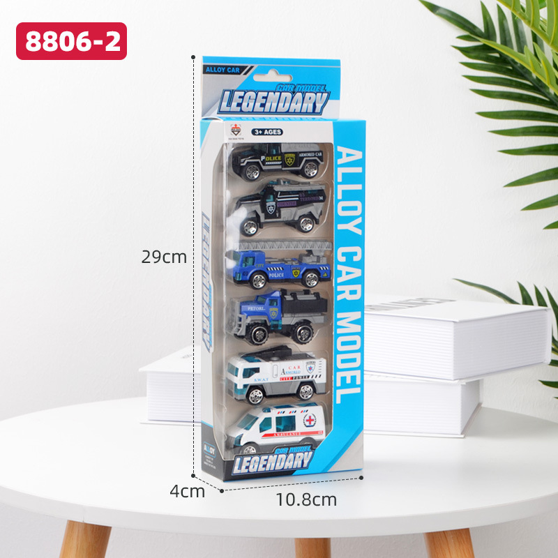 子供のおもちゃの車の卸売りの合金の滑走のレースの小さい車のシミュレーションの車の模型の工事の車のパトカーの消防のスーツ|undefined