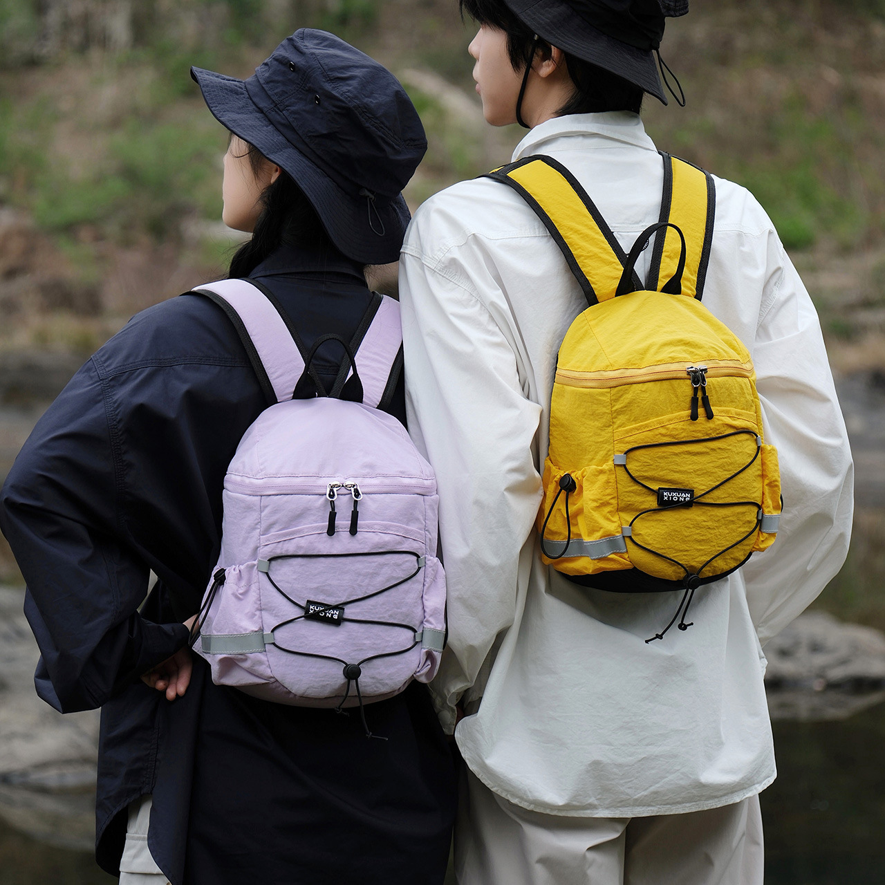 Mochila de Montañismo Estilo Funcional de Nylon Impermeable y Ultraligera para Escalada