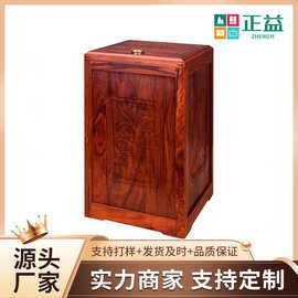 实木垃圾桶废水桶家用茶桶储水桶功夫茶叶接水桶客厅大容量桶无盖