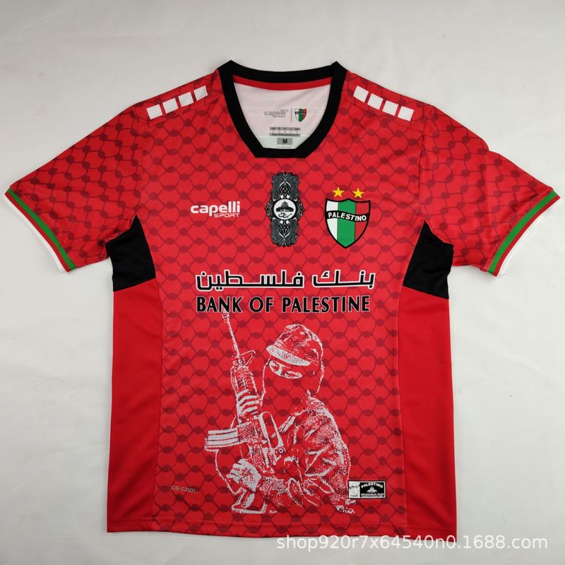 2526 サッカーユニフォーム パレスチナ ホーム＆アウェイ 新旧スペシャルエディション 記念版 レトロ 2425 スリーゲスト クロスボーダー|undefined