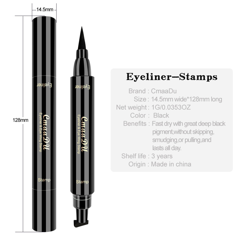 For foreign trade cross-border e-commerce: cmaadu double headed wing seal Eyeliner Pen