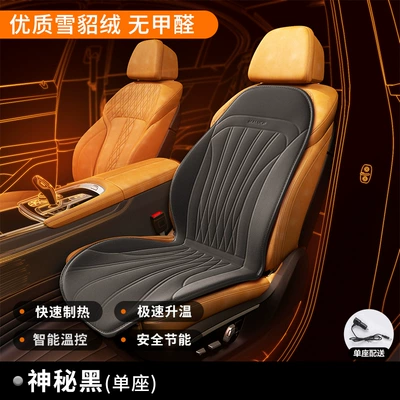 Car heating cushion winter single and double seat car electric heating modification 12V24V warm graphene seat cushion (Multi-function pad) - main-driver-single-seat-alm-blackall-round-rapid-heatingstart-and-stop-with-the-car