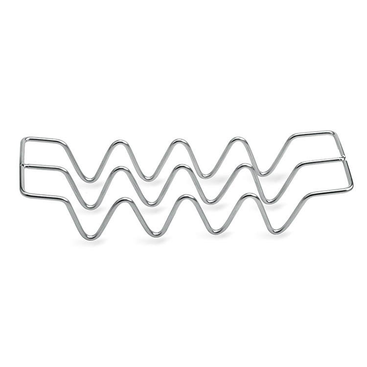 En stock en forma de W burrito estante de la torta 304 taco Pancake rack taco TITULAR DE ACERO INOXIDABLE