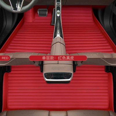 Modelə uyğun ayaqaltı | Mats - single-layer-red-leather