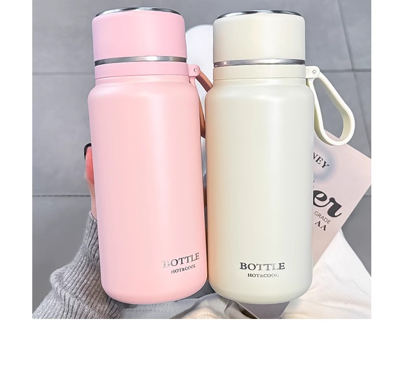 Large-capacity Insulated Stainless Steel Thermos With Tea Filter_voghion.com