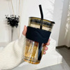 Glossy cup, high quality brand glass, coffee headband with glass, wholesale