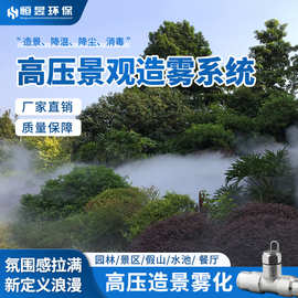 雾森景观造雾机雾森人造雾设备花园庭院鱼池喷雾造景雾森驱蚊降温