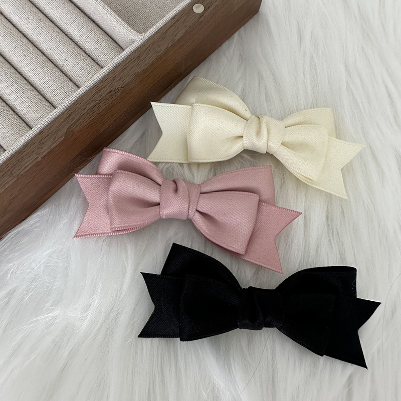 Słodkie mleczne dziewczęce kokardki do włosów akcesoria do włosów słodki styl spinka do włosów nakrycia głowy urocze spinki do włosów z dziobem kaczki grzywka spinka do włosów akcesoria do włosów nowy styl_voghion.com