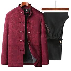 中山装唐装;男式休闲裤;男式唐装