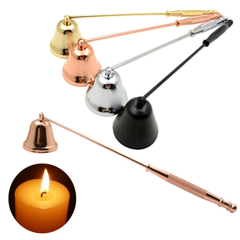 Cubierta del extintor de velas en forma de campana de 4 colores, cubierta de núcleo de vela, cubierta de vela, campana de extinción de velas, herramienta de vela al por mayor