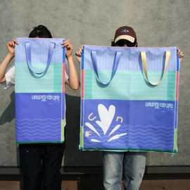 多功能两用折叠野餐垫帆布袋定制手提棉布购物袋环保袋印logo