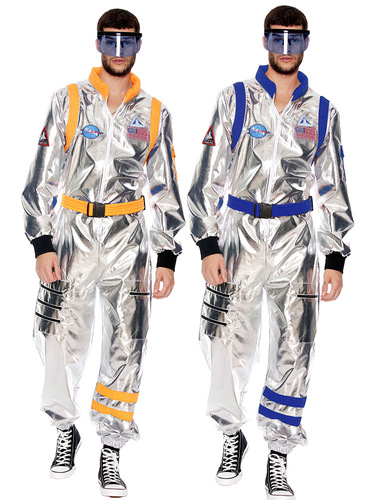 Space clothing spacesuit silver jumpsuit cos clothing wandering earth astronaut clothing China spacesuit